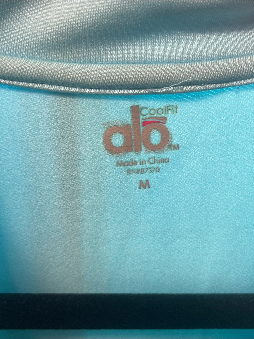 ALO Yoga Light Blue Zip-Up Jacket - Picture 5 of 5